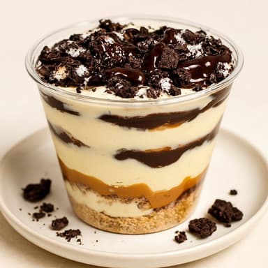 pave de cookies and cream