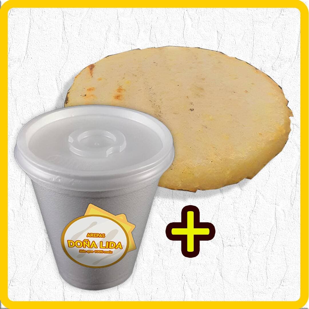 AREPA SENCILLA + CAFE