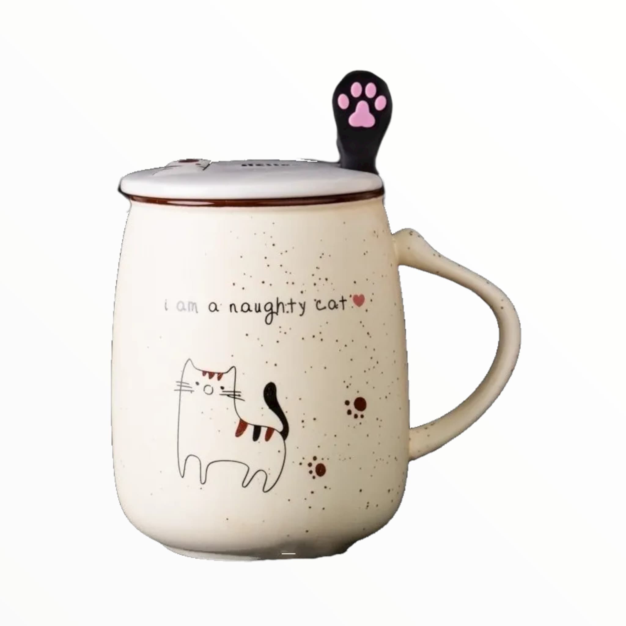 Taza Japonesa Tapa y Cuchar 1 pza - OT-UTE810-9182