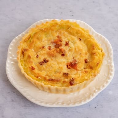 Quiche de Poro con Tocino (Porción)