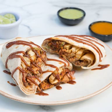 Burrito con BBQ