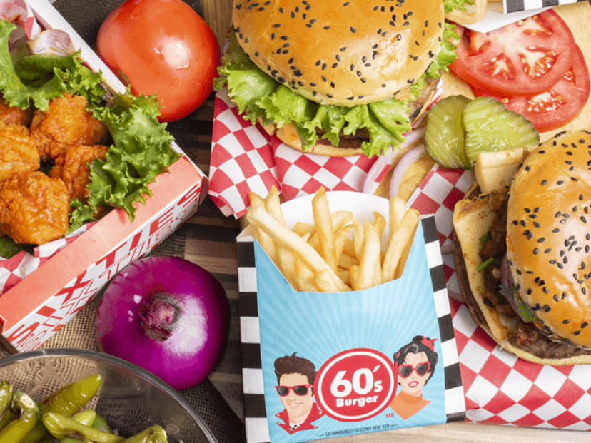Sixties Burger (Parque Tezontle)