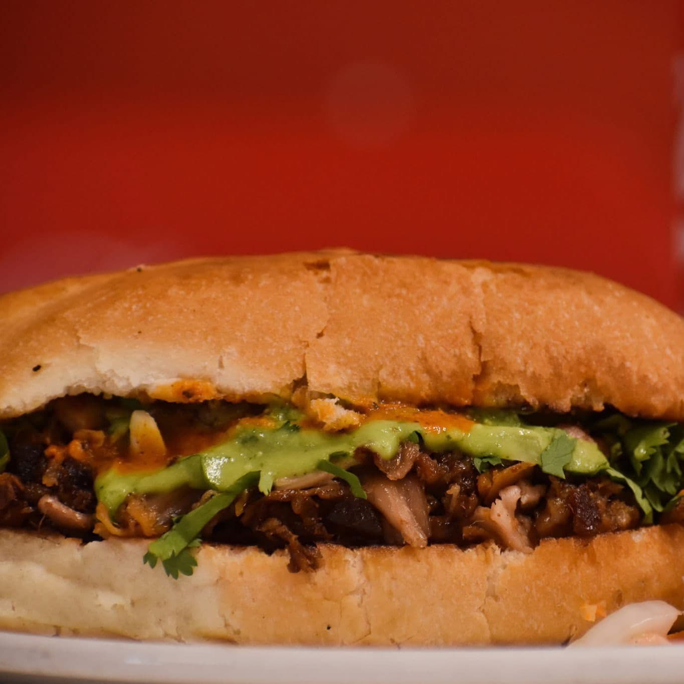 Torta Asada y Chorizo