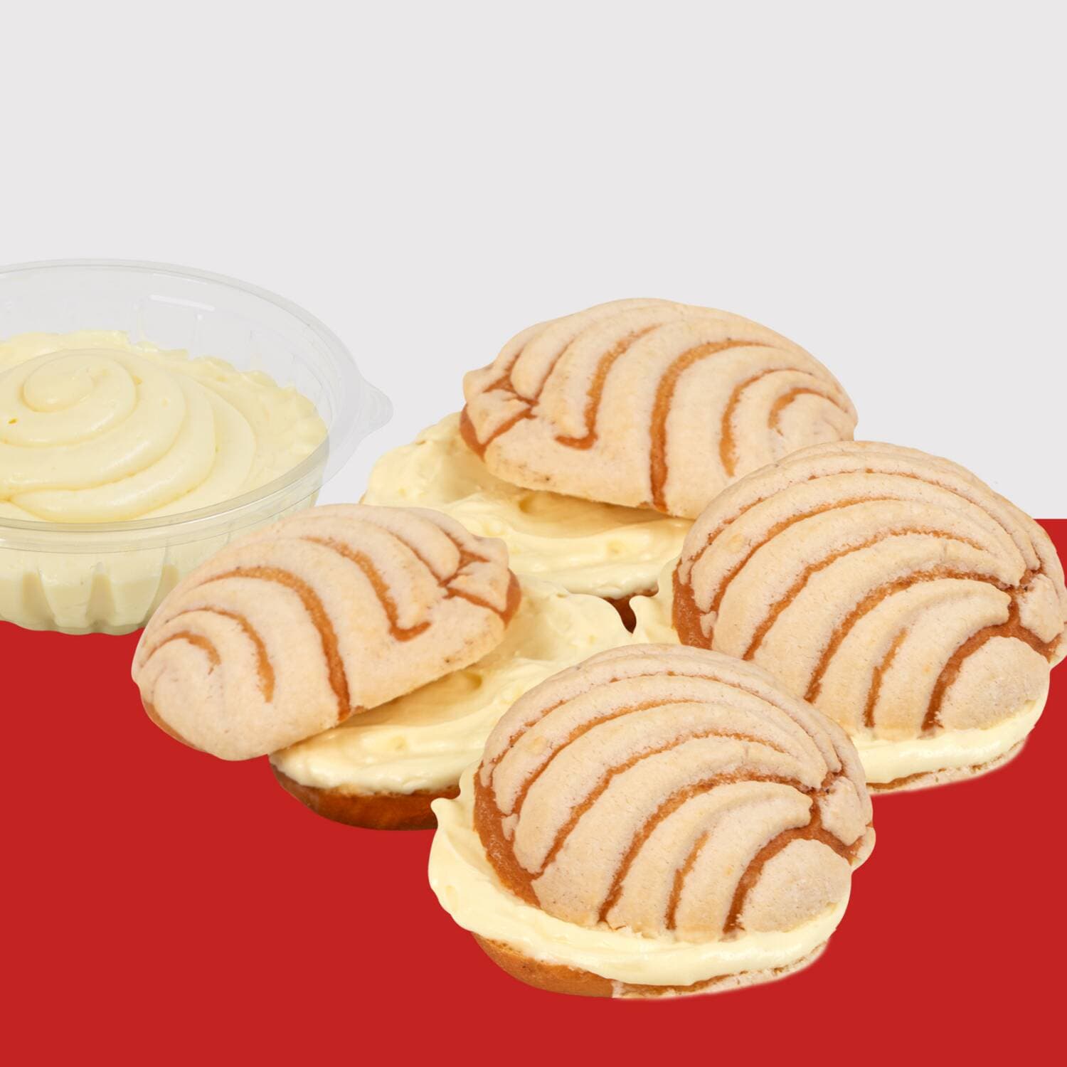 Combo 4 conchas + ¼ natilla.