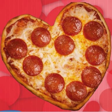 Pizza de Corazón Tamaño Familiar