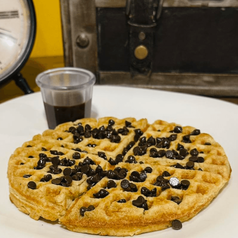 Waffle con Chispas de Chocolate