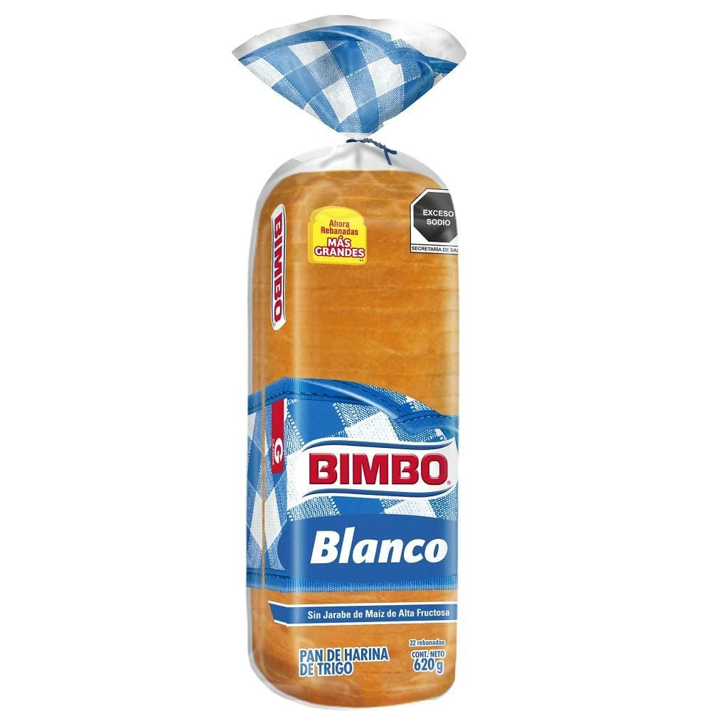 Pan Blanco Bimbo 620g