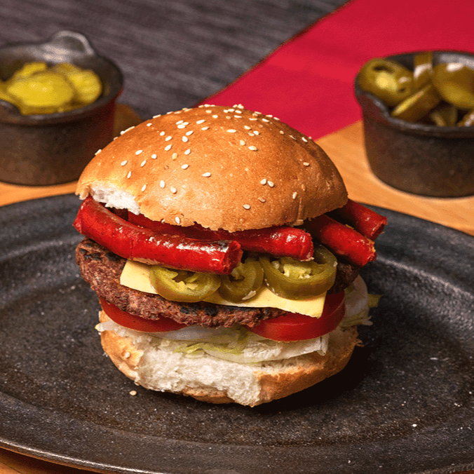Hamburguesa con Chistorra