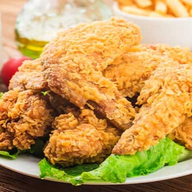 medio  pollo broaster