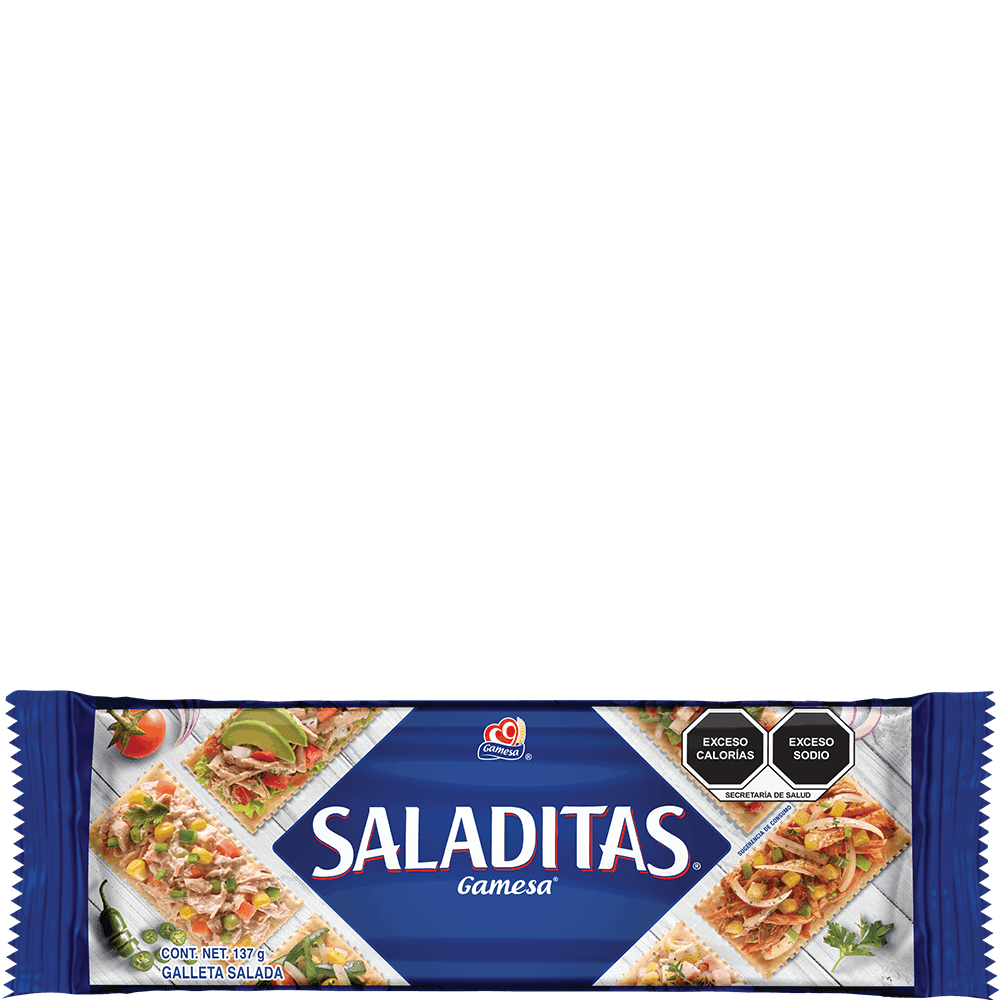 Galletas saladas Saladitas Gamesa 137 gr bolsa