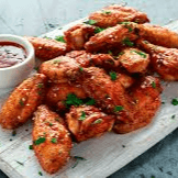 costilla de cerdo Buffalo  Hot Wings 1/4 kilo