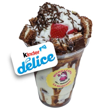 Fresas Naturales Congeladas Con Kinder Délice