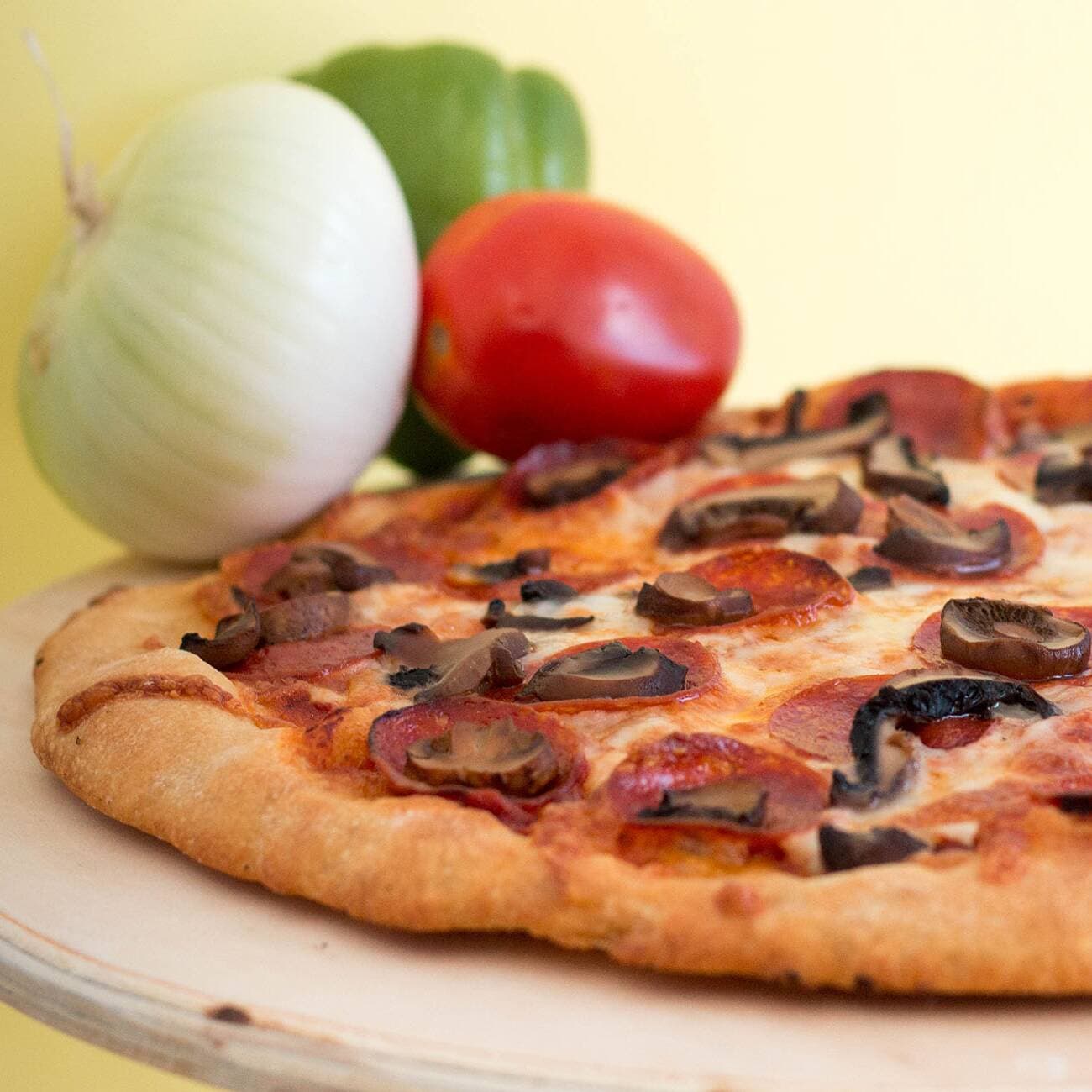 Pizza grande champiñón especial