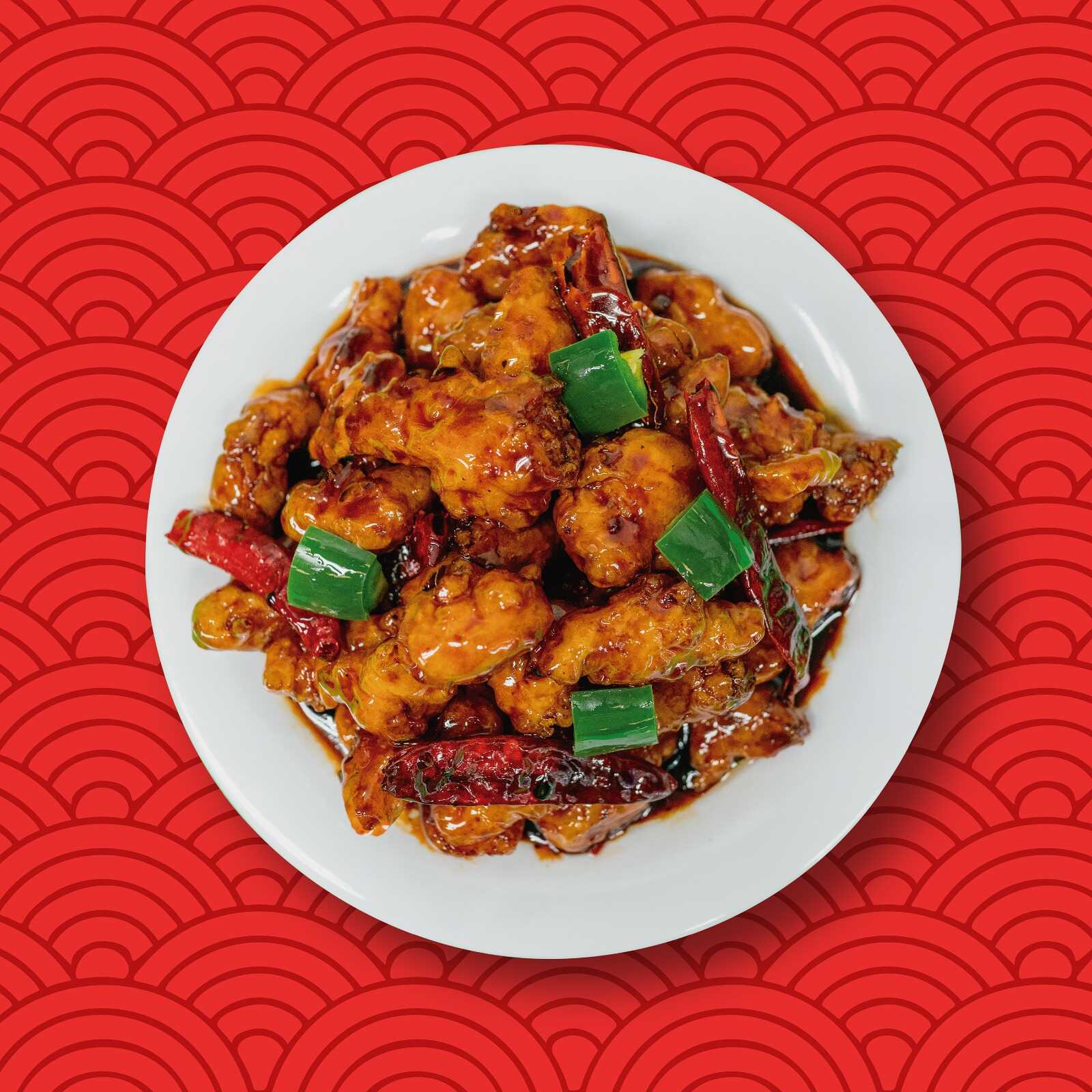 Pollo en salsa de ostion