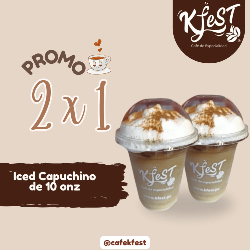2x1 Iced Capuccino 10 Onz