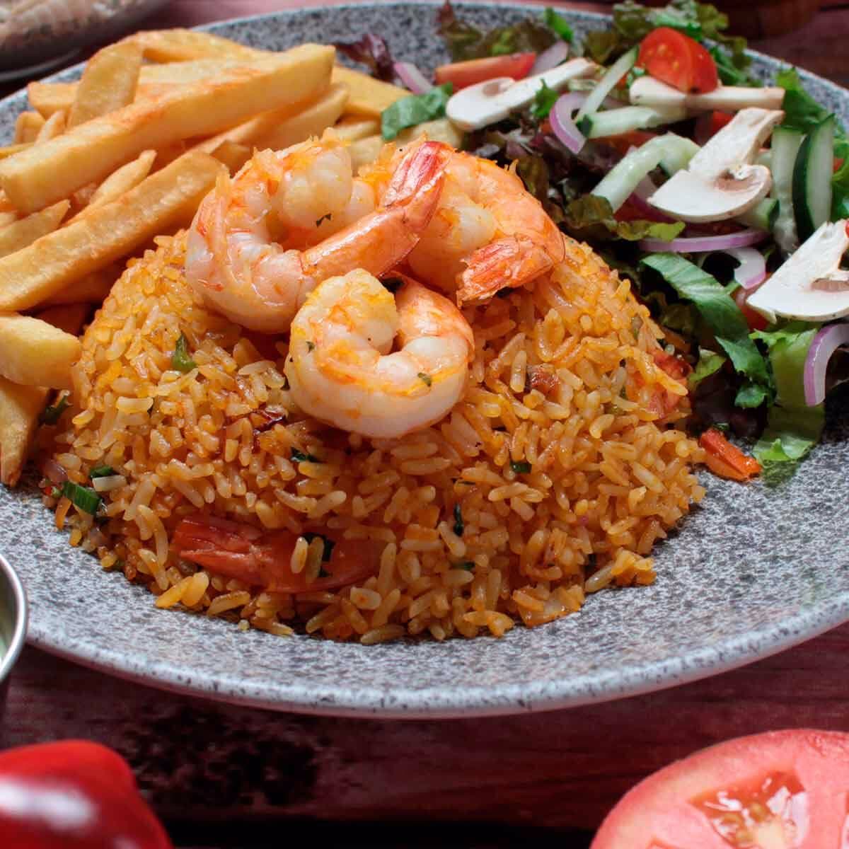 Arroz con Camarones
