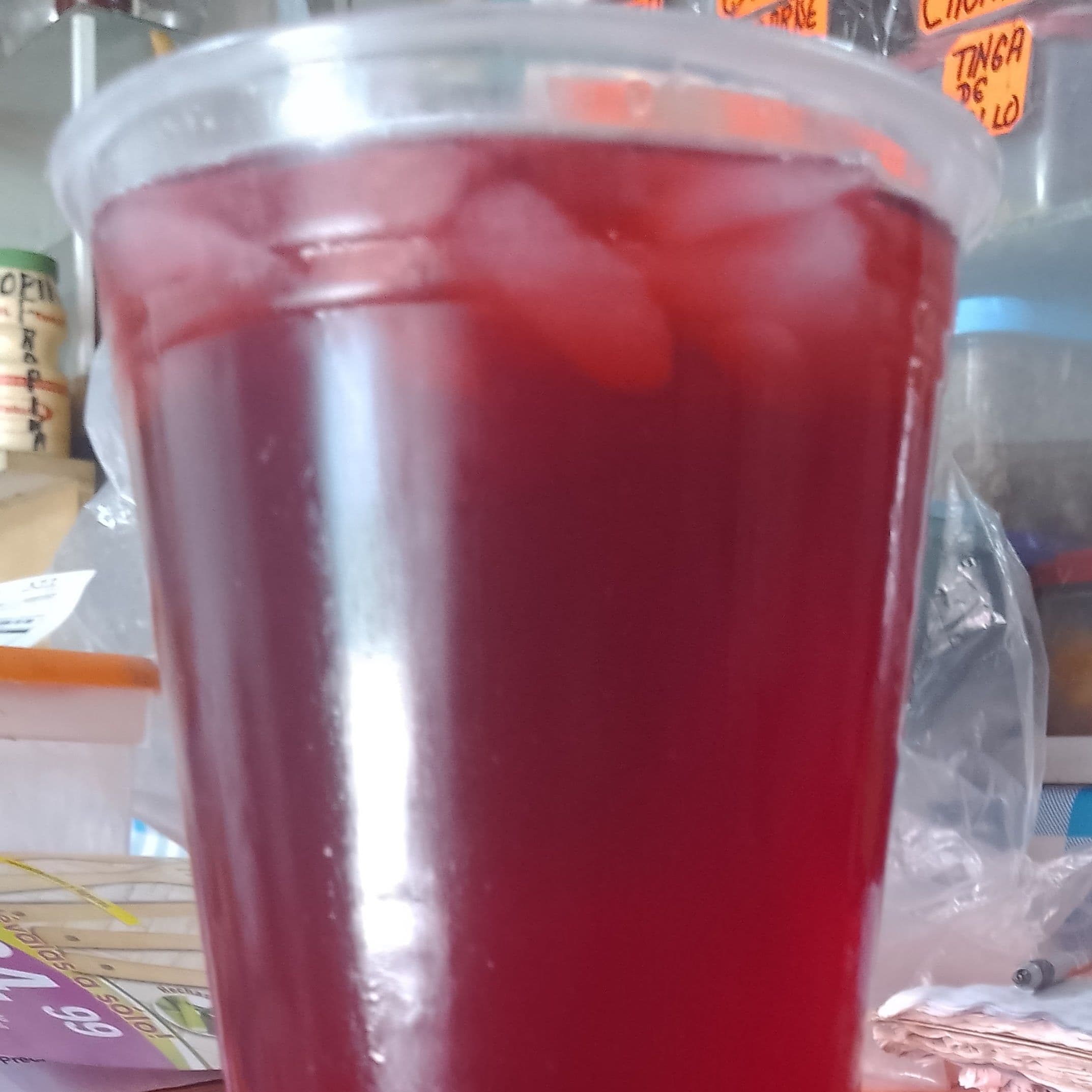 Agua de Jamaica Medio Llitro
