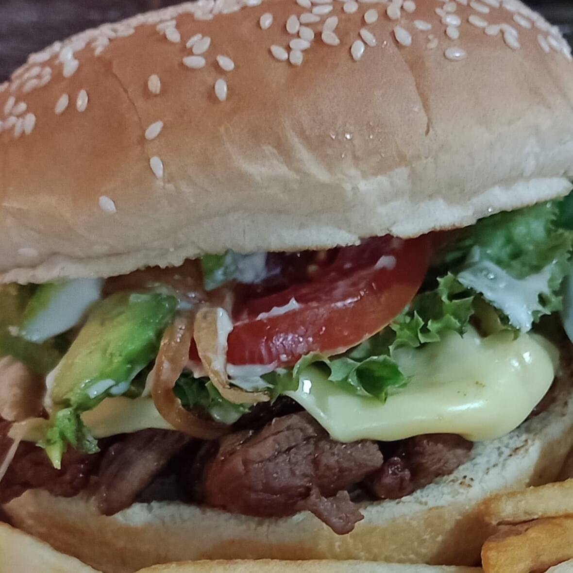 Hamburguesa de Arrachera