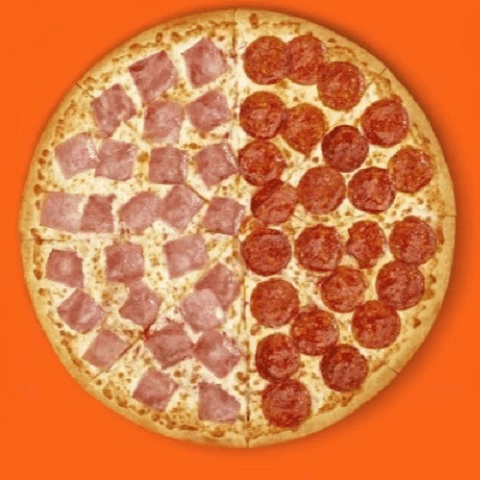 Pizza Mitad y Mitad