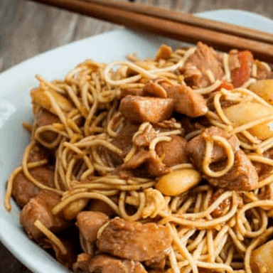 Espagueti solo pollo