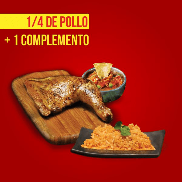 PKT Ahorres Godínez (1/4 Pollo + 1 Complemento)