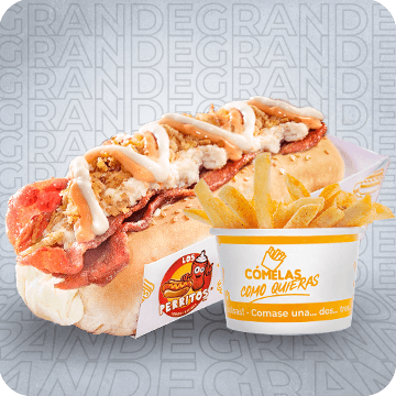 Combo Perra Caliente + Papas