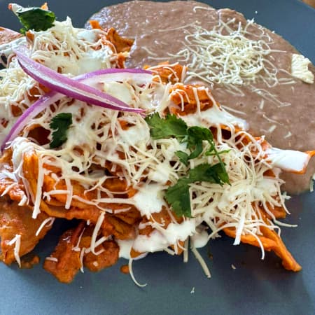 Chilaquiles Tradicionales Salsa Poblana
