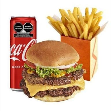 Combo hamburguesa doble