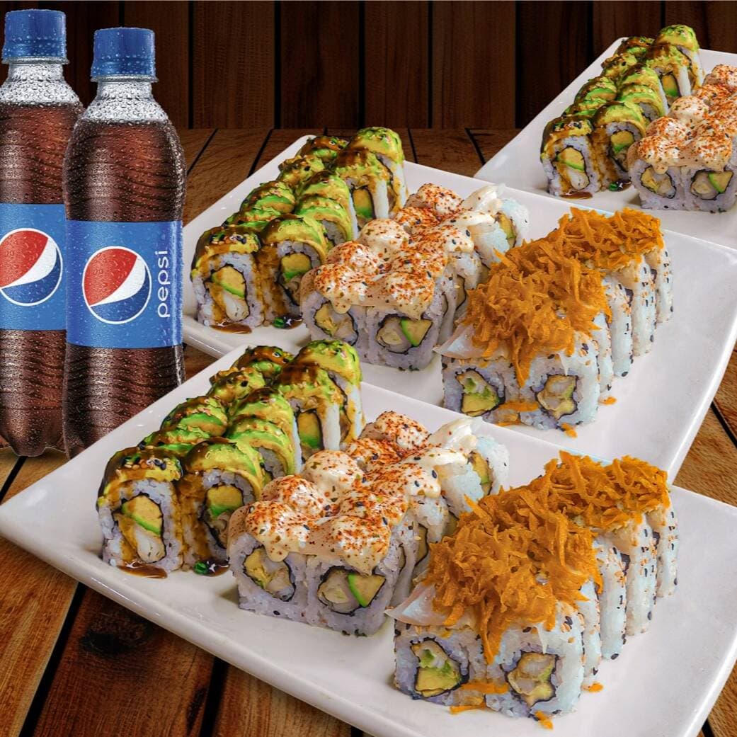 72 Makis + 2 Pepsi