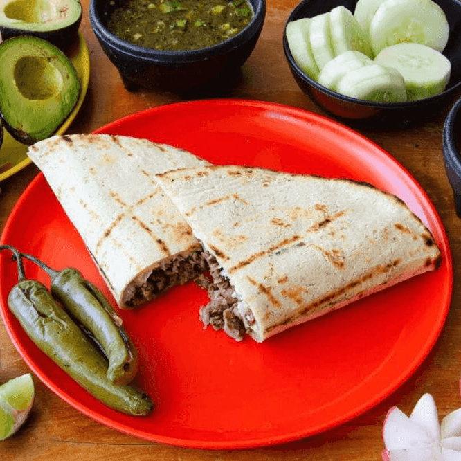 Quesadilla de Maíz de Asada