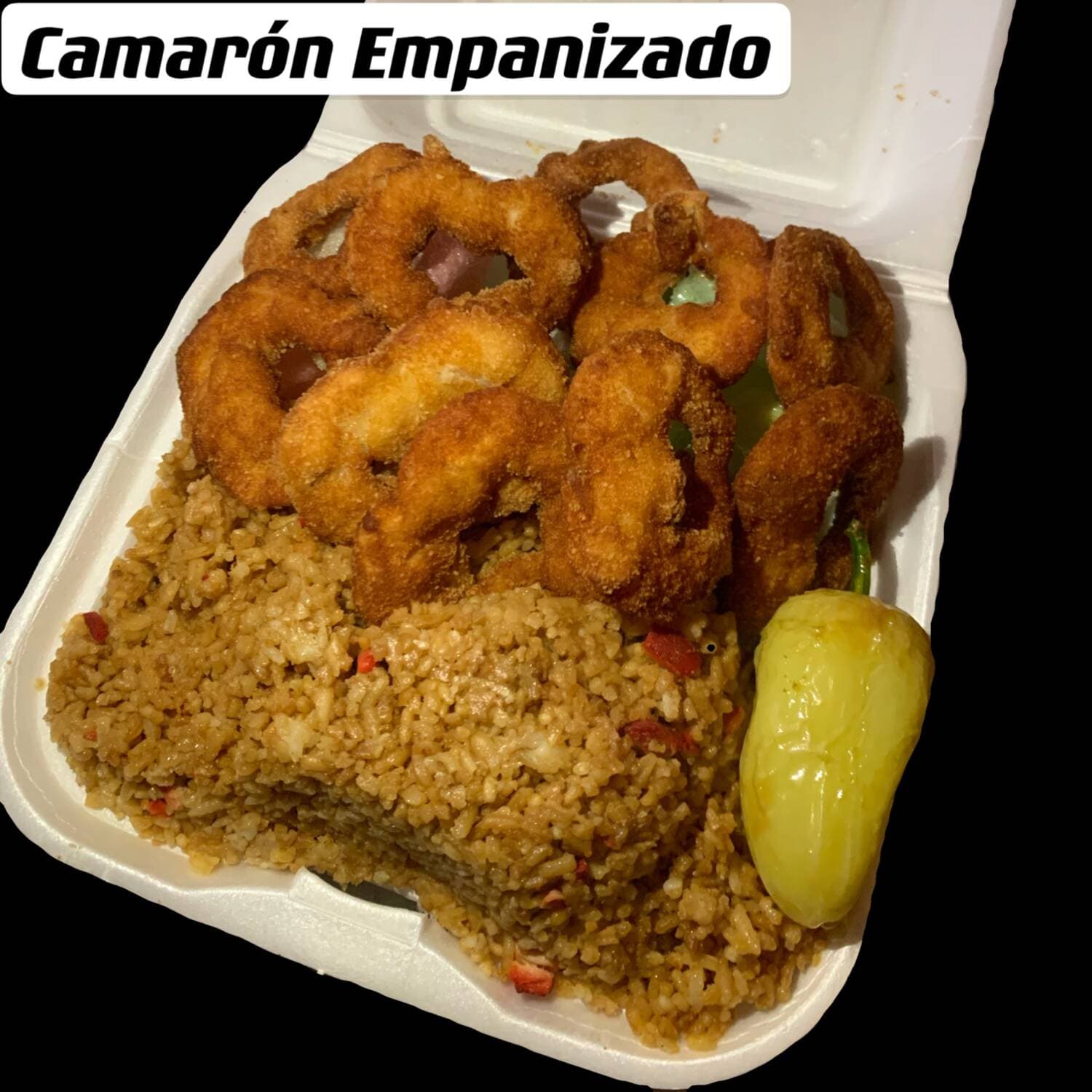 Lunch 12 camarón empanizado