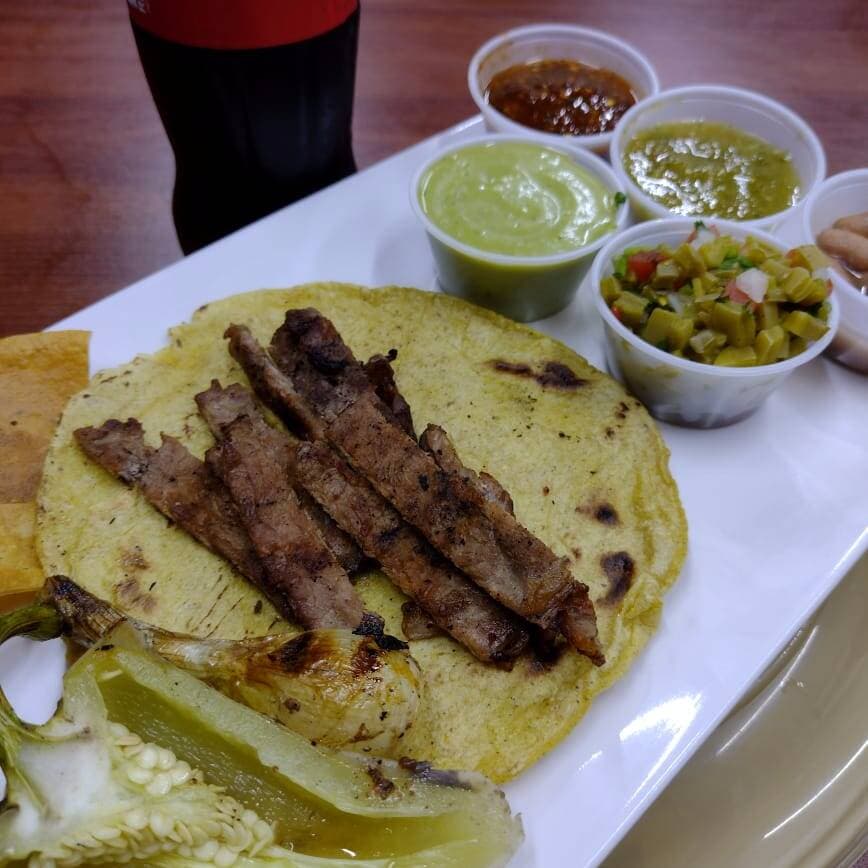 Taco de arrachera