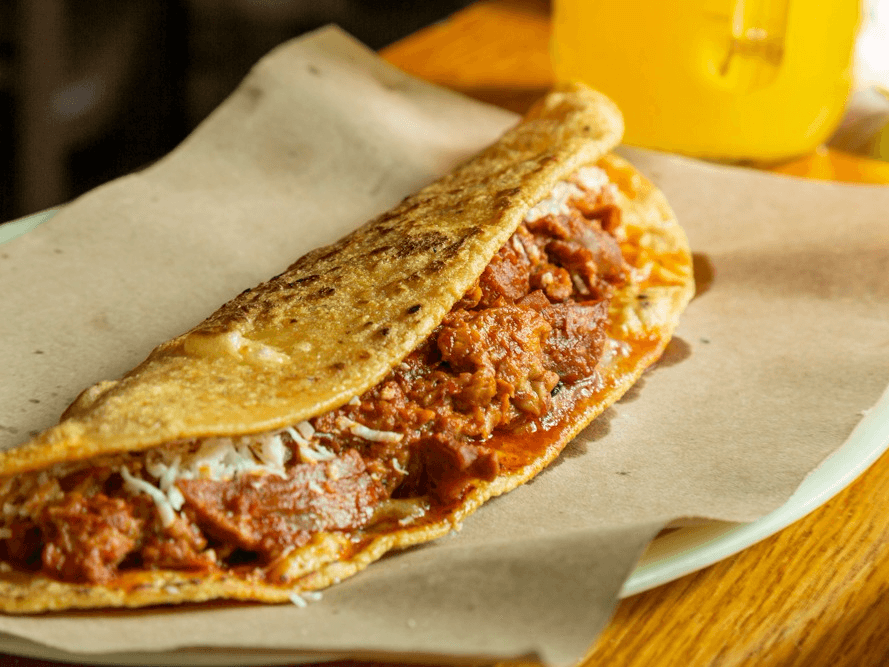 Quesadilla Flor de Calabaza
