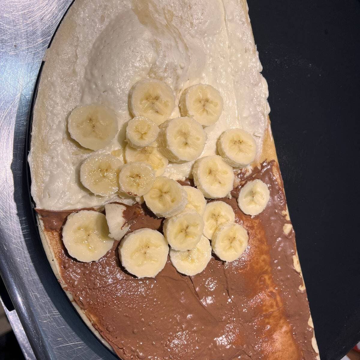 Crepa de Nutella, Philadelphia y Platano
