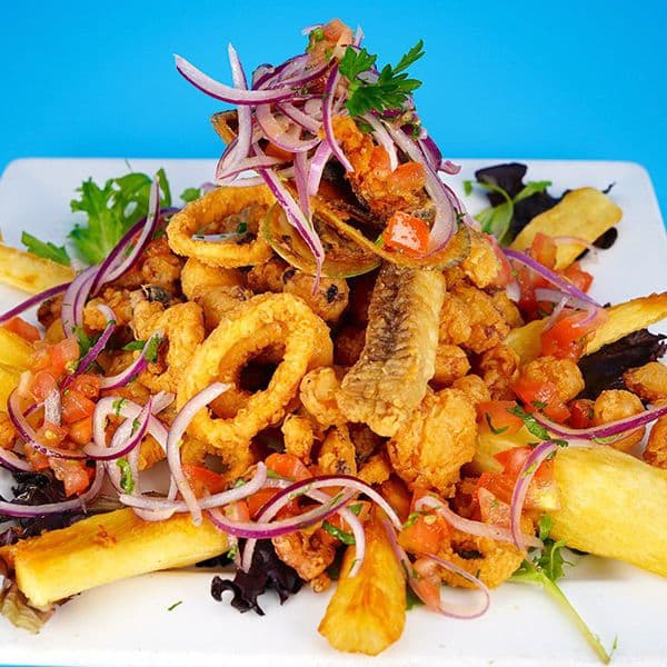 Jalea Mixta completo+Leche de Tigre