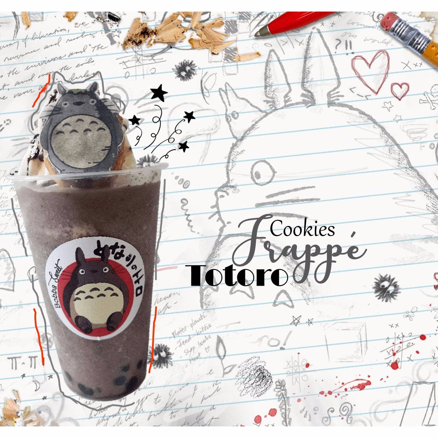 Cookies Frappé de Totoro