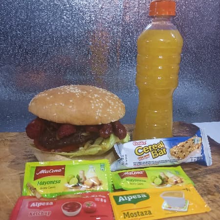 Burger con Cabanossi