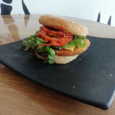 Hamburguesa Crispy Pollo Chipotle