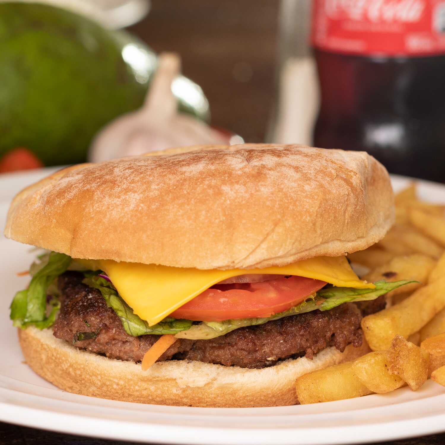 Combo-Hamburguesa Sencilla+Papas+Bebida Gaseosa