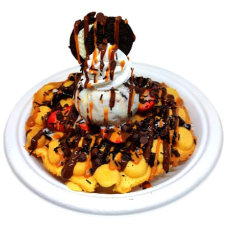 Waffle de Oreo