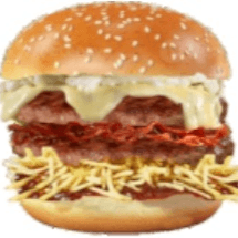 Hamburguesa con Delicias Queso
