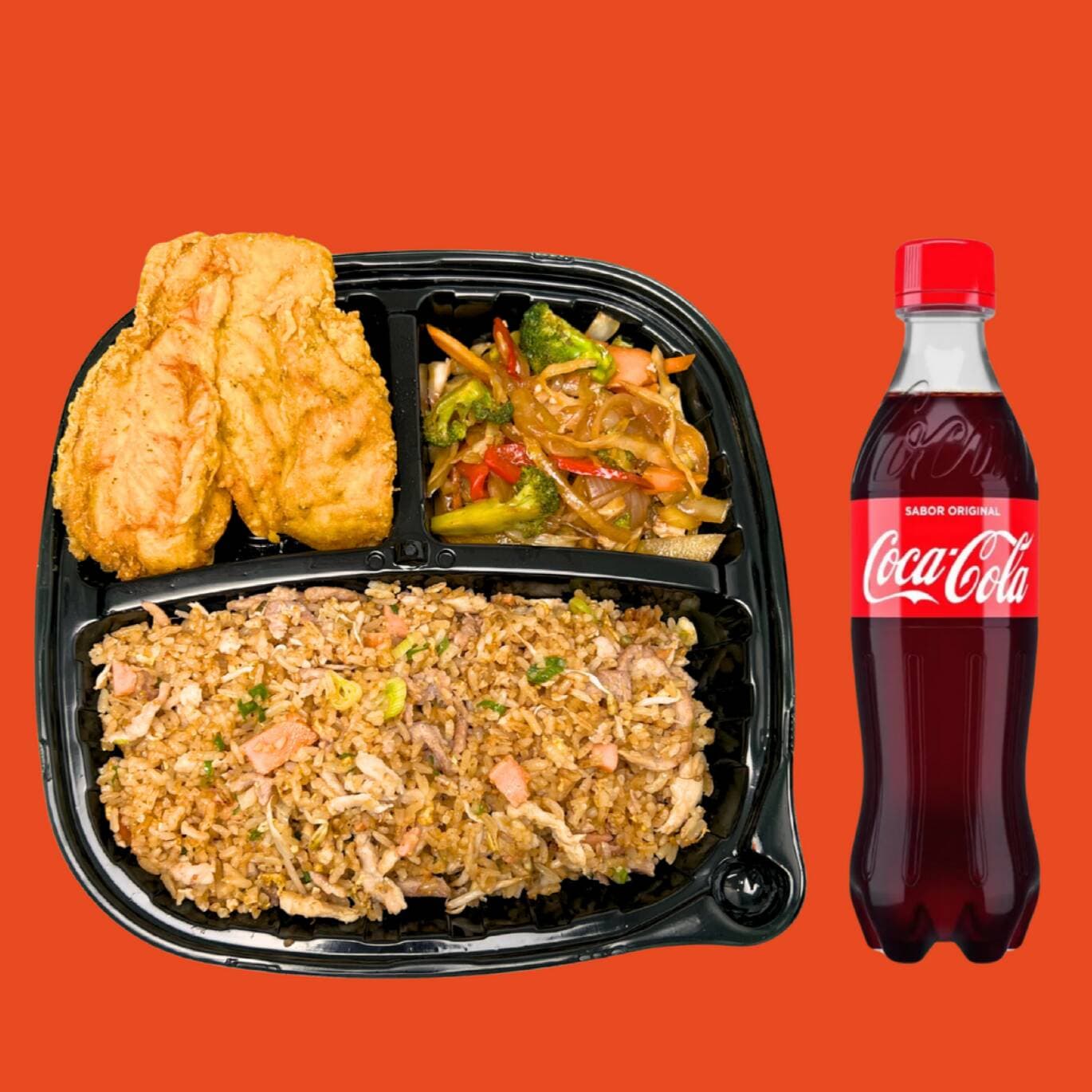 Personal con Pollo Apanado