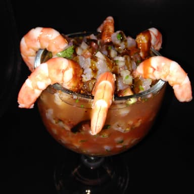 Ceviche de Pescado con Camarón (1/2)