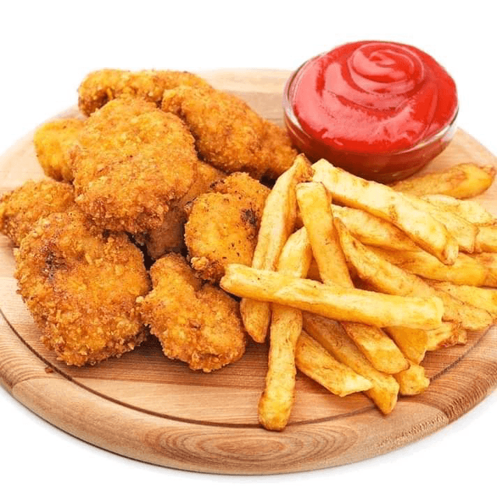 Nuggets con Papas