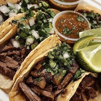 Taco de Arrachera en Tortilla a Mano (Orden 3pzas)
