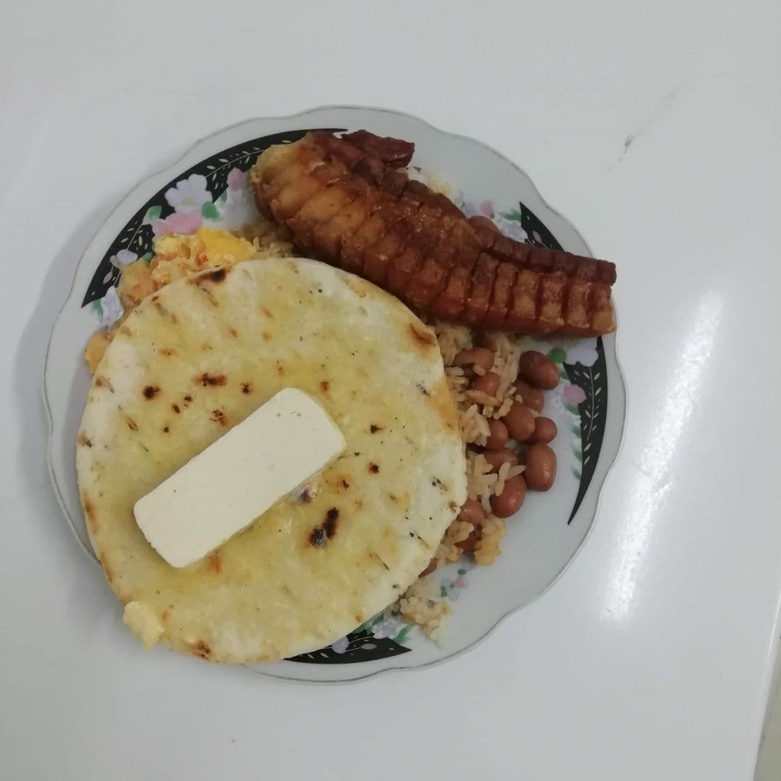 Calentado con Chicharrón
