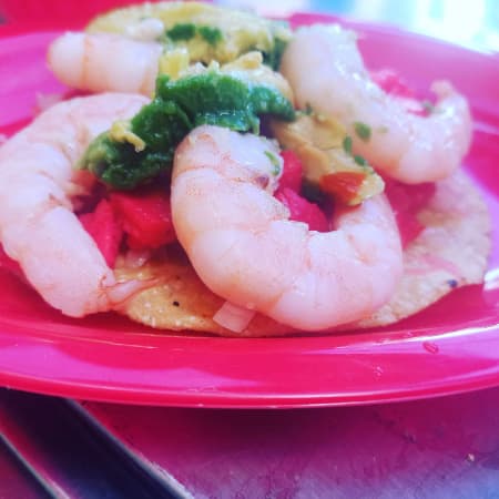 Tostada de Camarón