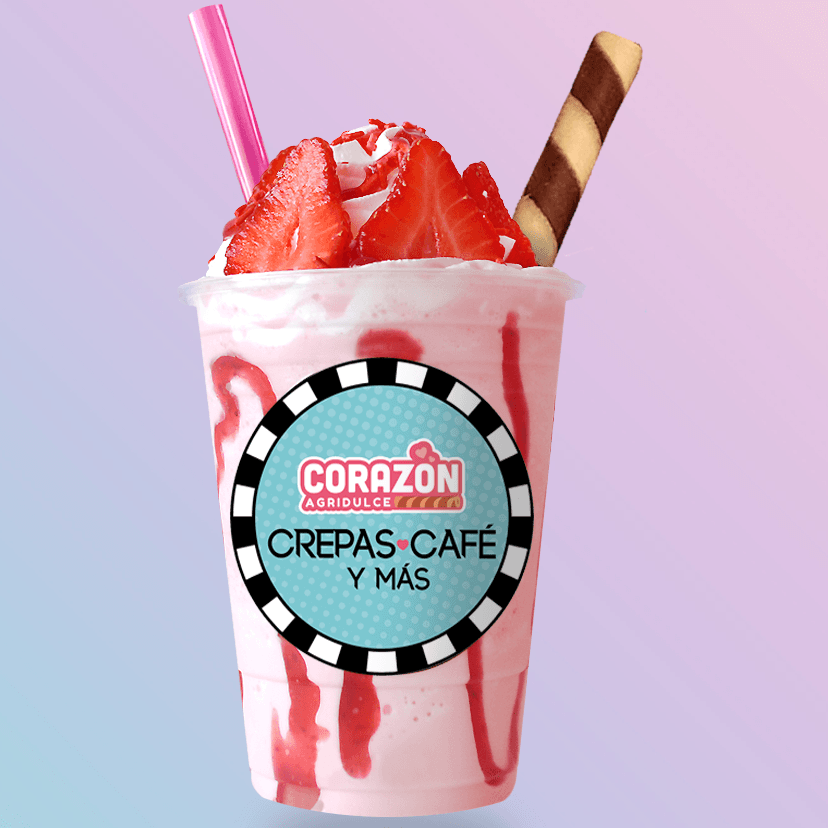 Malteada de Fresa