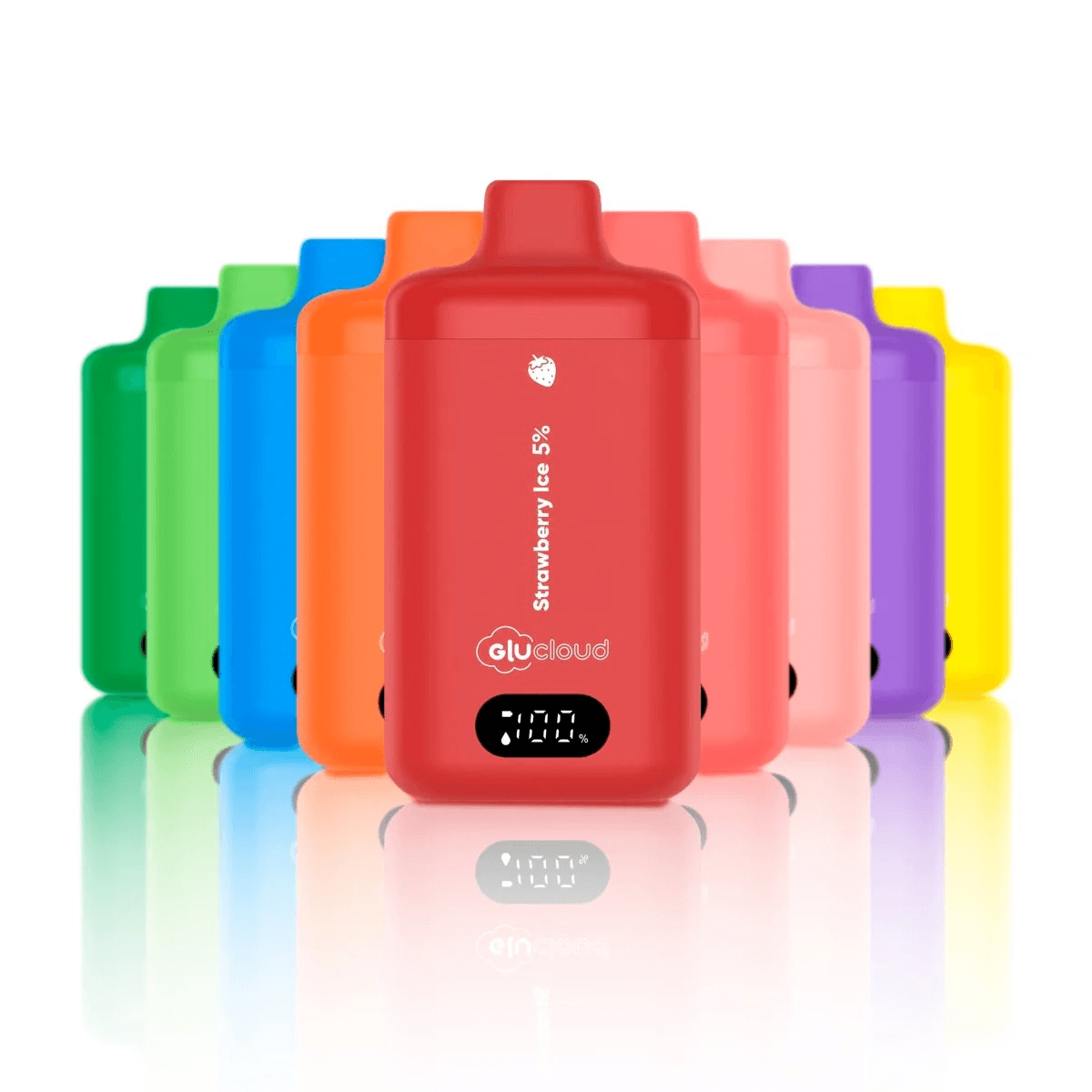 Vaporizador Glucloud Indi 5% 8000 Puff