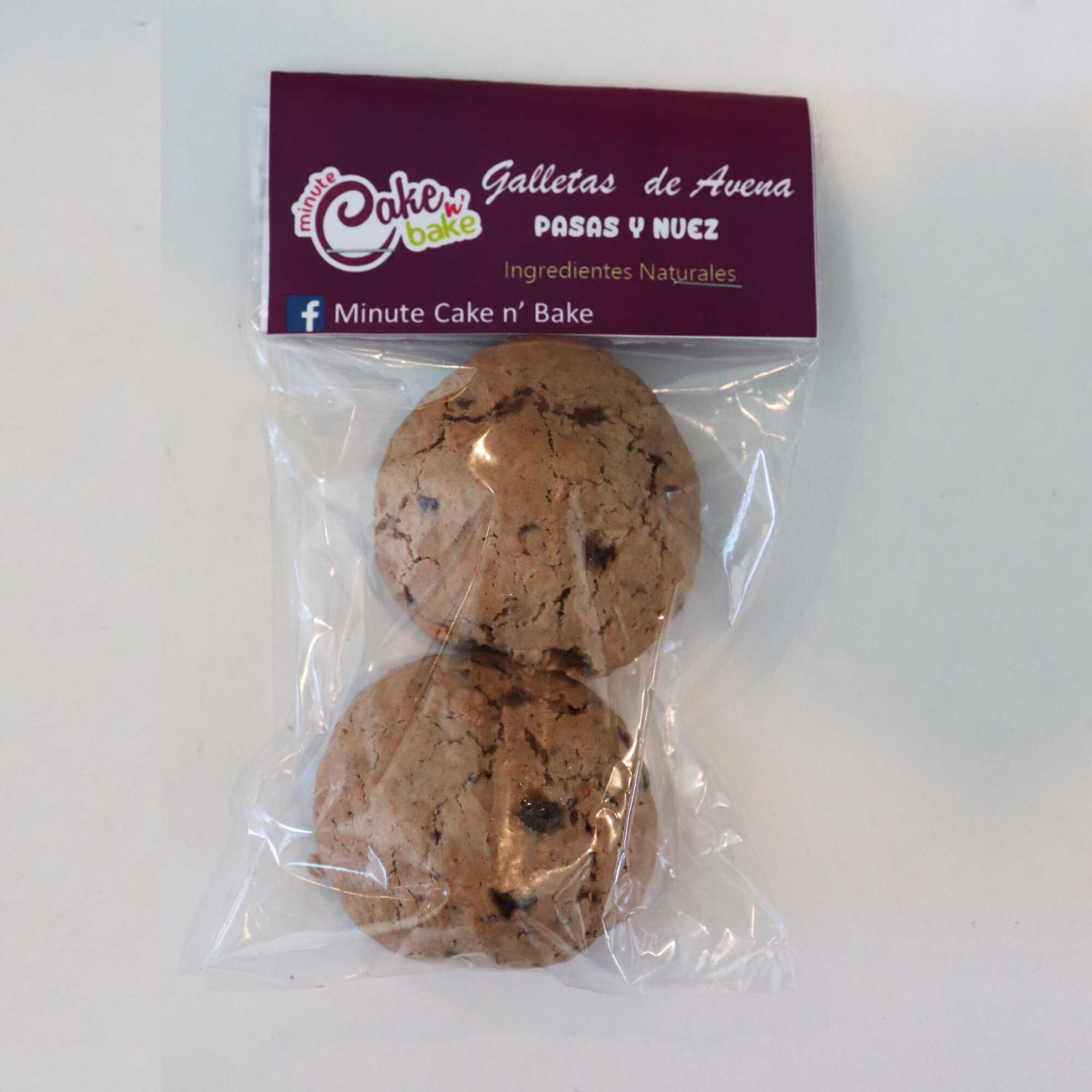 Galleta de Avena Pasas y Nuez